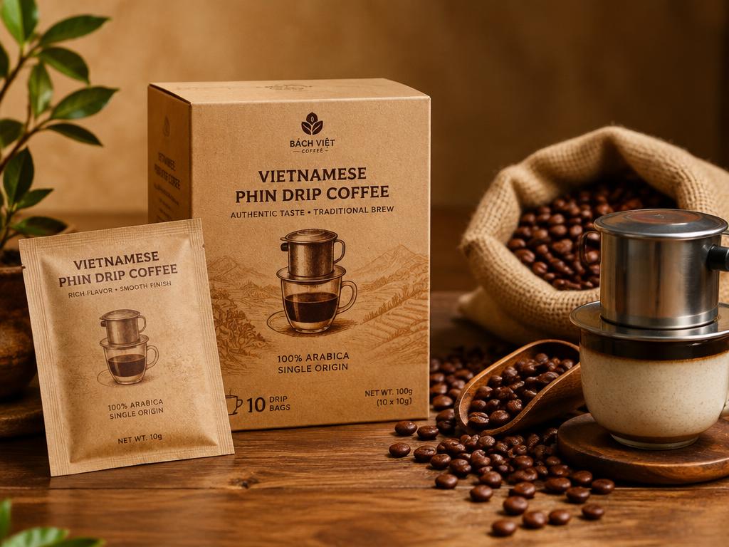 Cà Phê Phin Túi Lọc (10 gói)